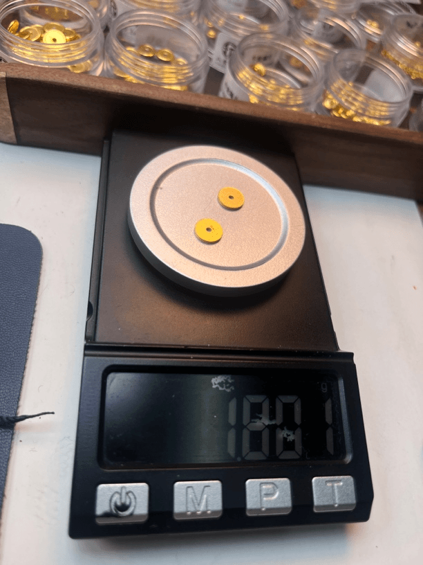 足金隔片8mm直切