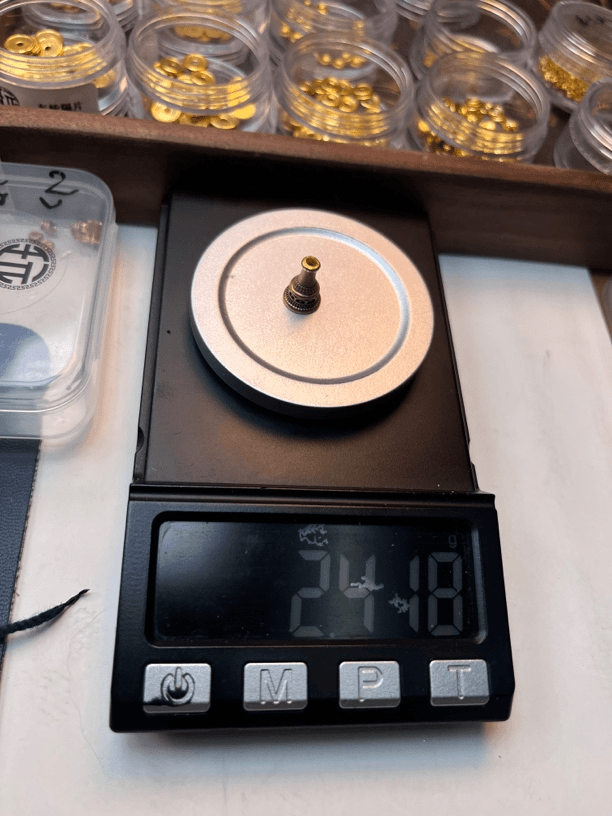 足金配饰8mm塔头