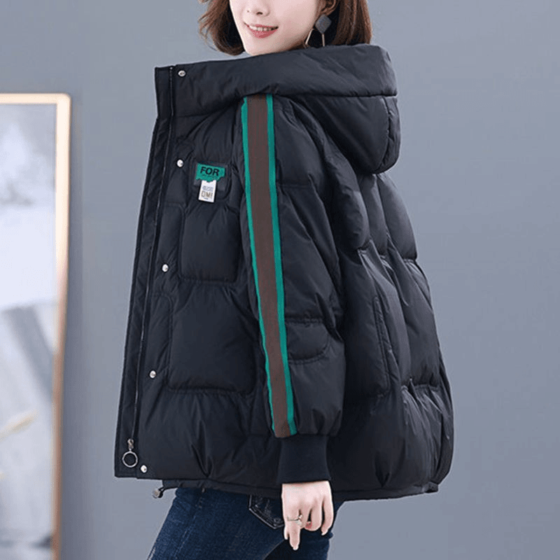 短款羽绒服女冬季小个子欧货爆款2023新款妈妈时尚高端黑色