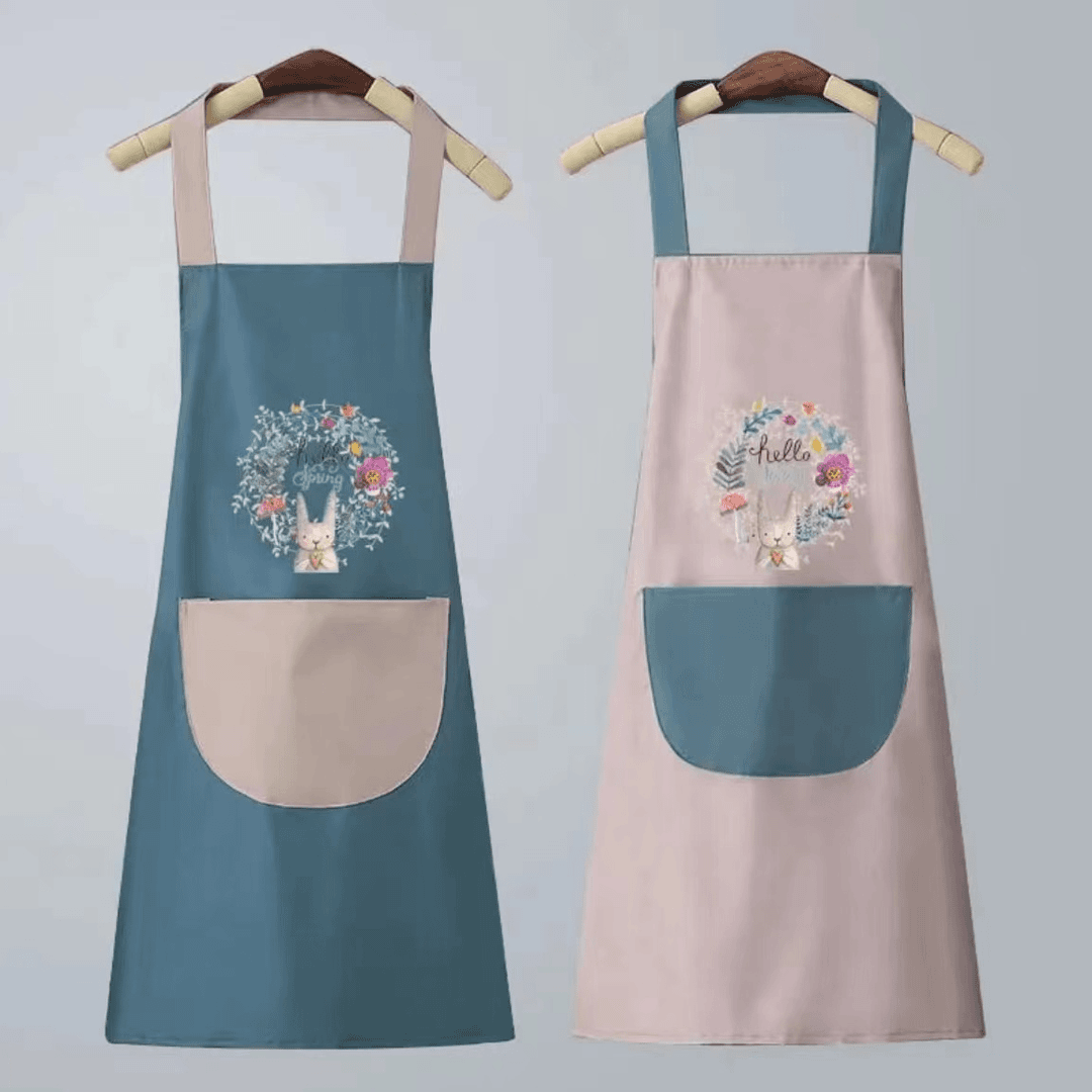 【2.01元包邮】家用厨房防水围裙 颜色随机ZZZZZ