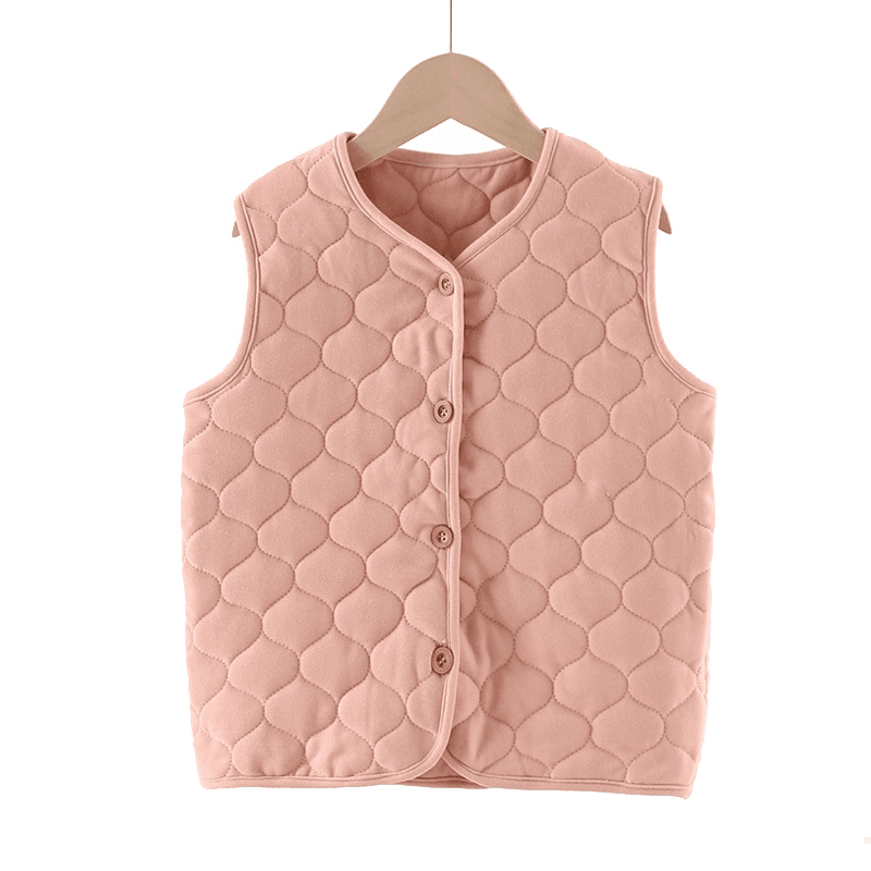 儿童秋冬加绒加厚马甲保暖防风男童女童坎肩