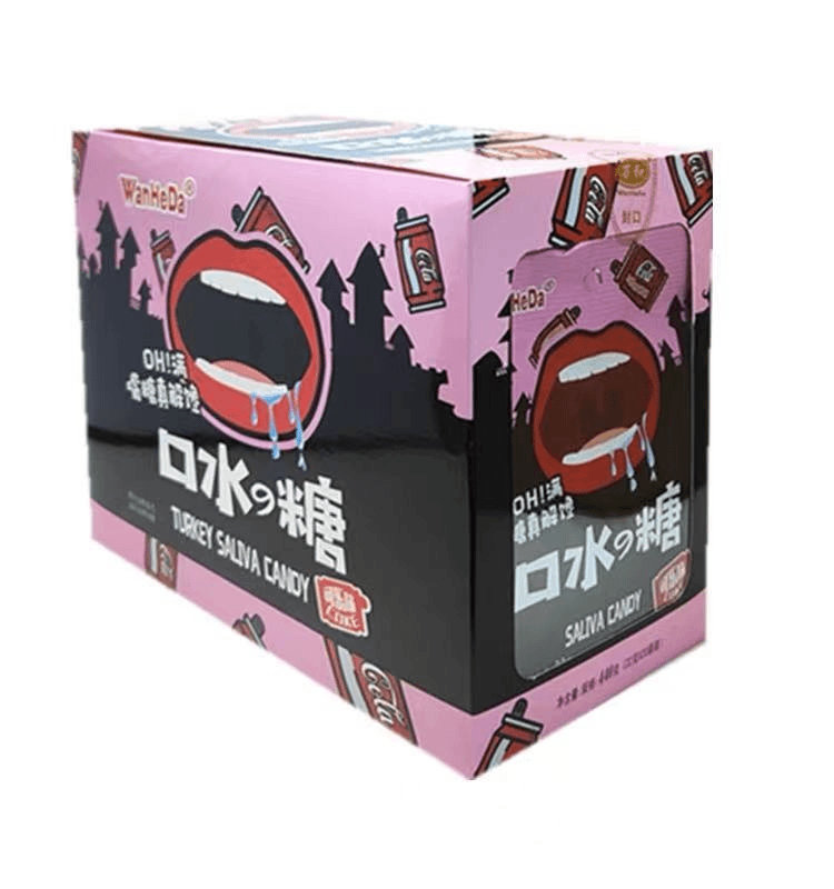 新疆包邮 口水糖 可乐味1盒30包19.9