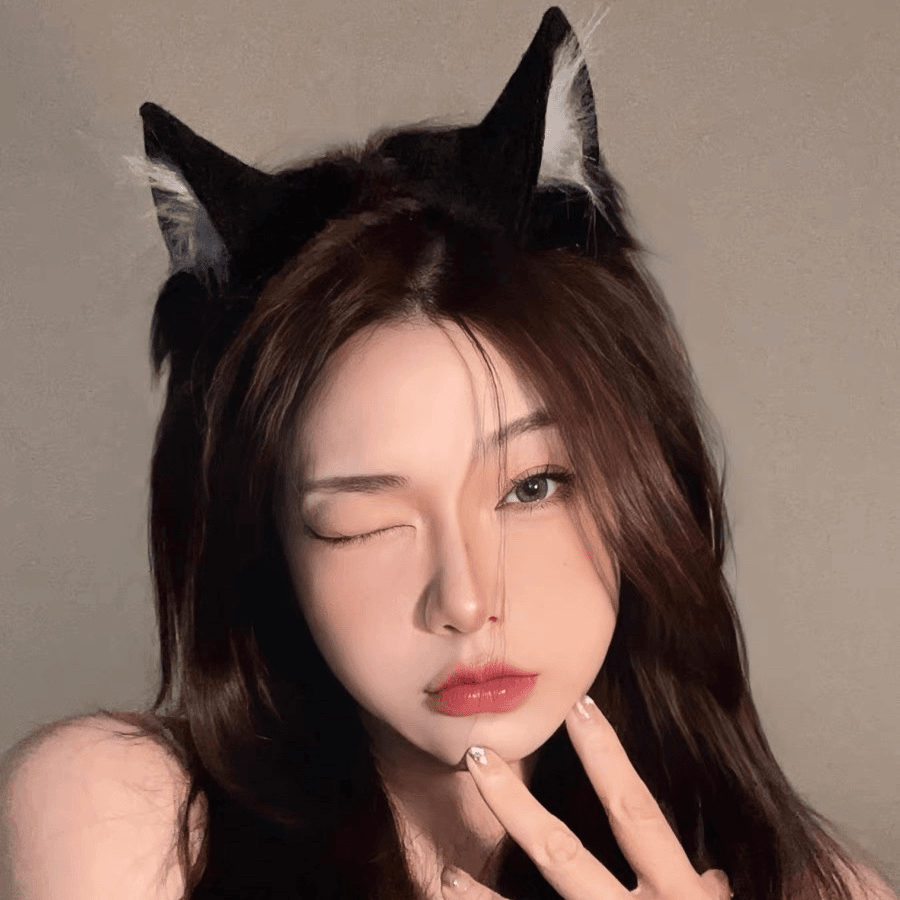 猫耳朵头饰发箍cos兽耳可爱毛绒lolita发饰万圣节装饰品装扮发夹
