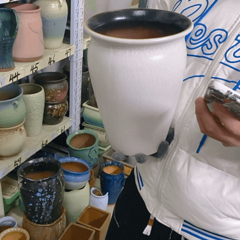 【闪购商品】紫砂花盆口20高29