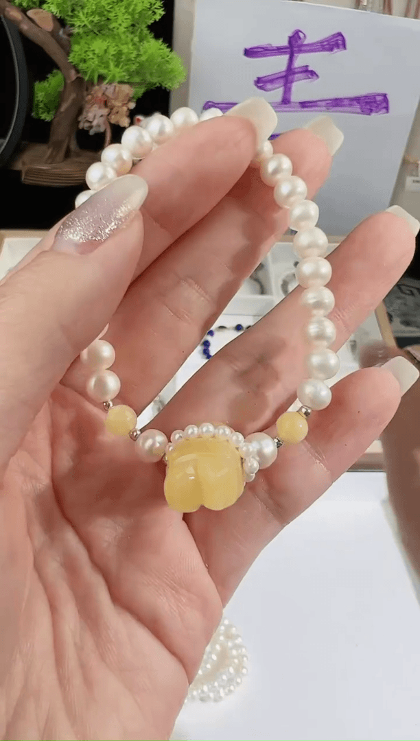 【闪购商品】淡水珍珠手链未镶嵌多样性发货颜色微差