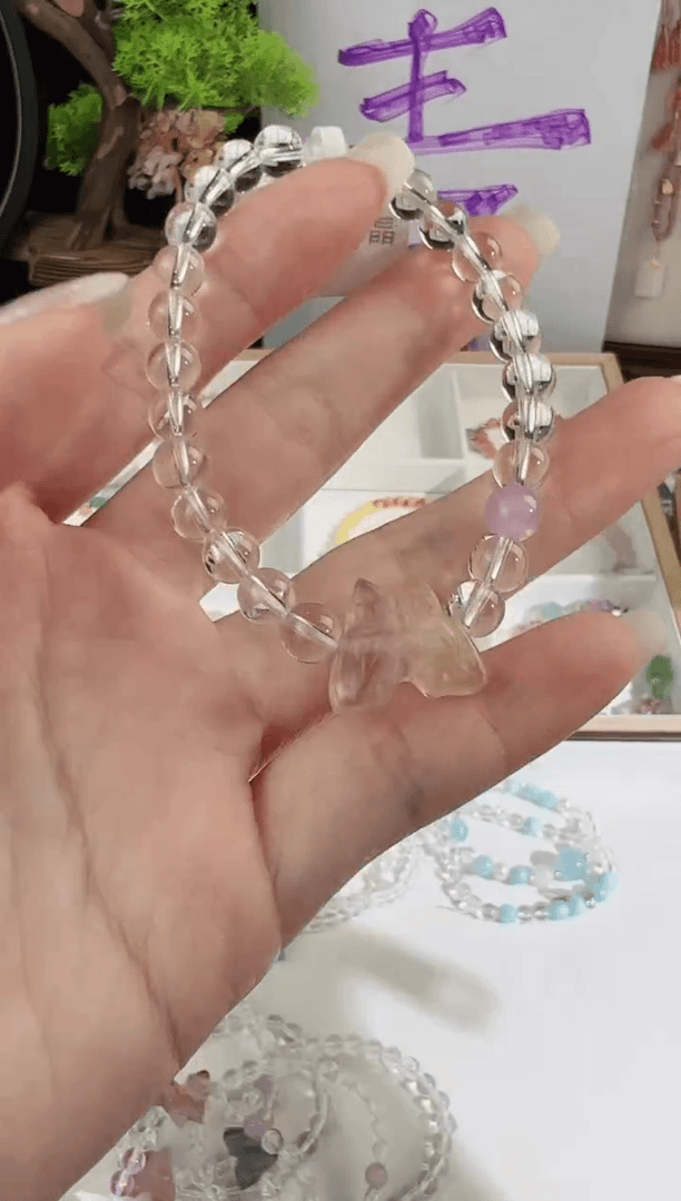 【闪购商品】水晶手链未镶嵌多样性发货颜色微差
