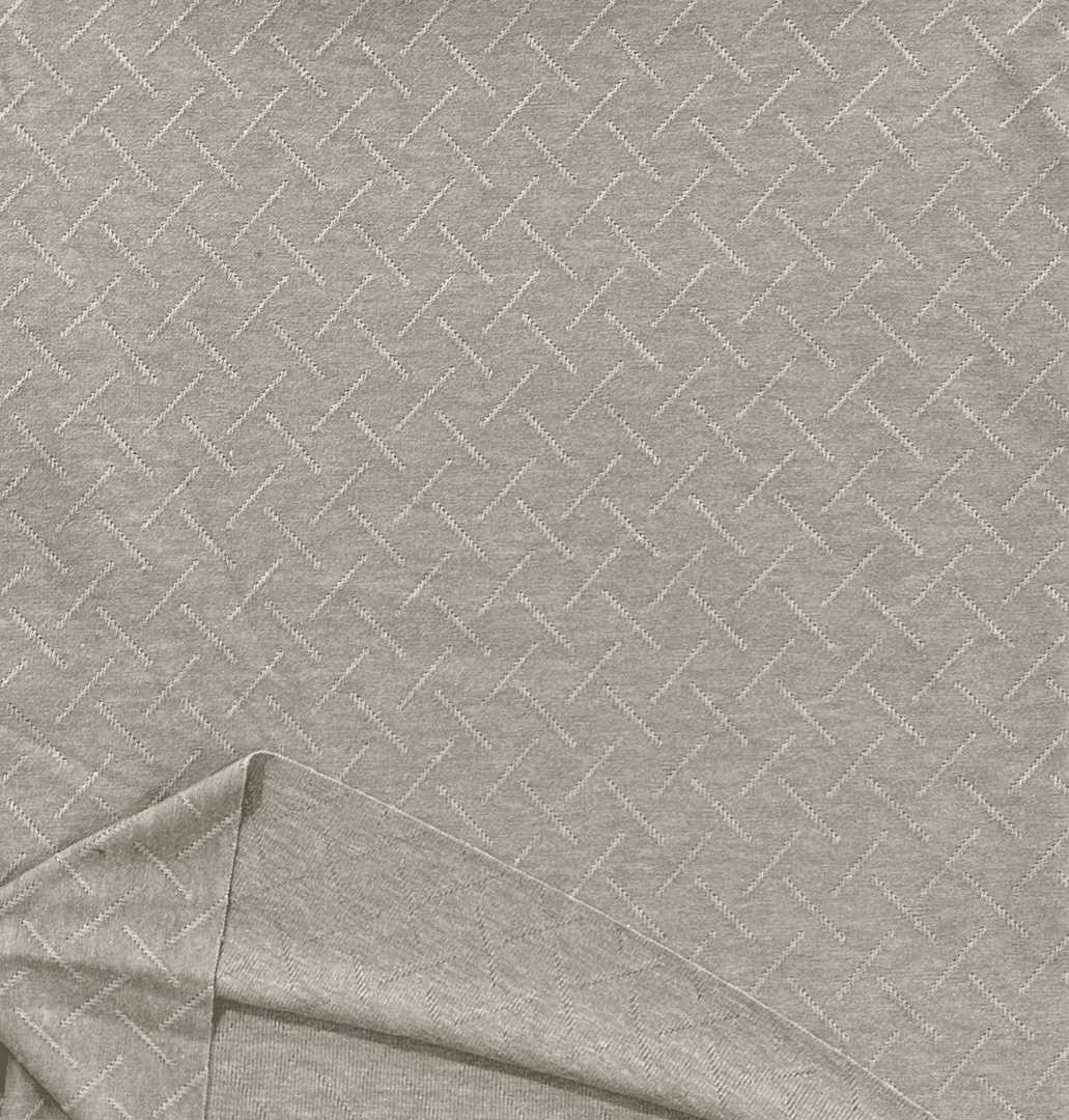 驼色棉羊绒面料2米