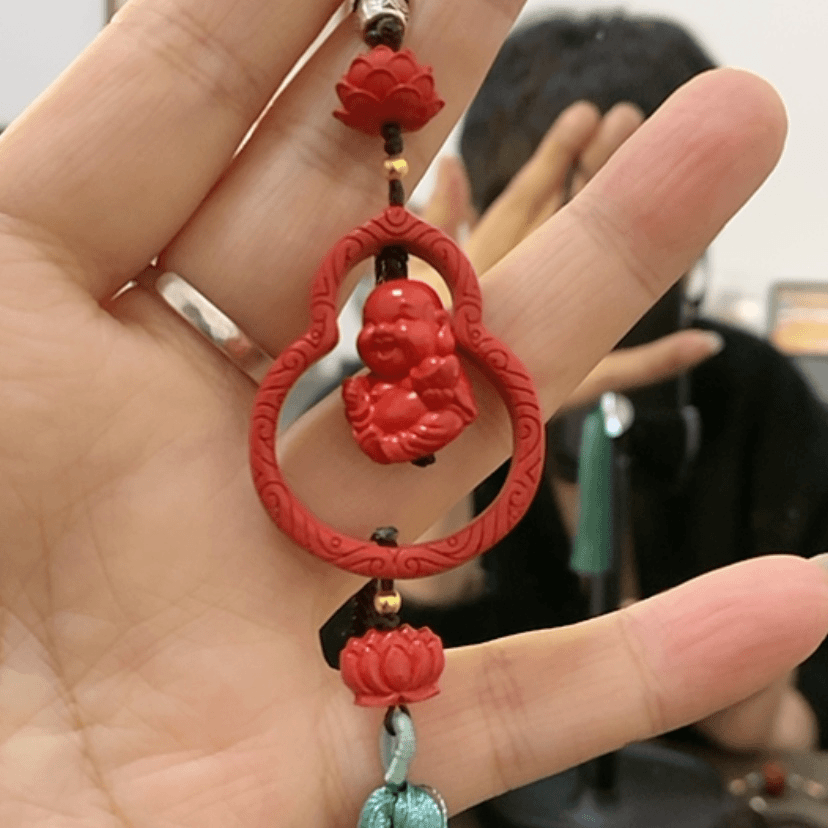 【闪购商品】玛瑙/玉髓颈饰合金朱砂车挂