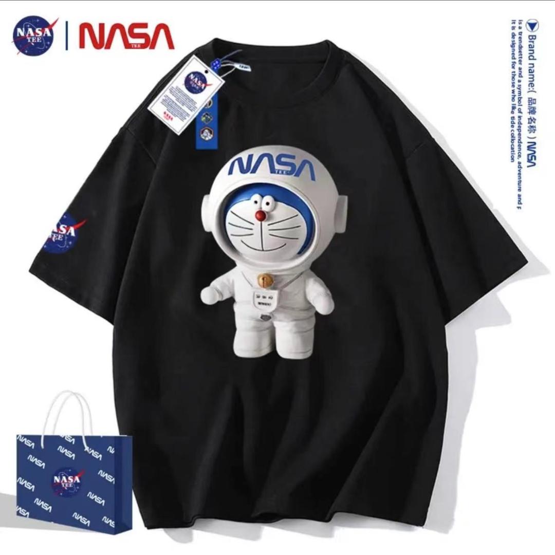 8825 NASA TEE 联名款2022新款纯棉T恤男女同款 新疆长绒棉