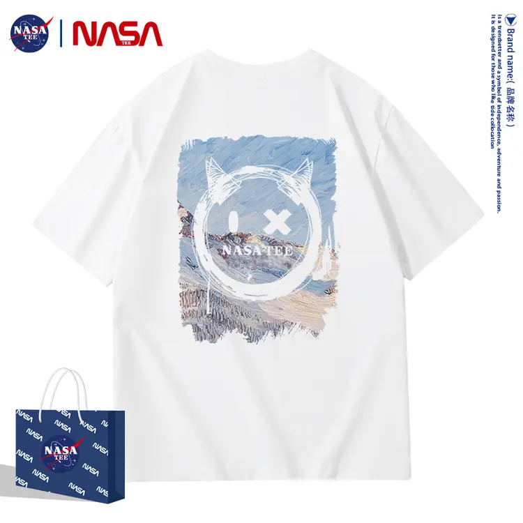 2068 NASA TEE 2022联名款小恶魔纯棉T恤男女同款潮牌休闲款