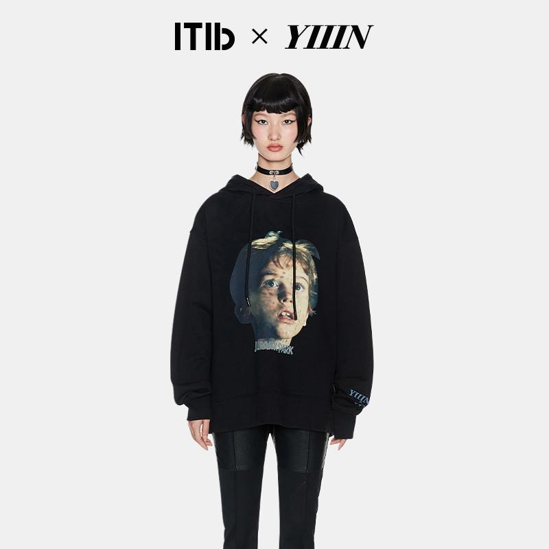 【小熊出没专享】ITIB×YIIIN侏罗纪公园联名款卫衣女I213WYG004