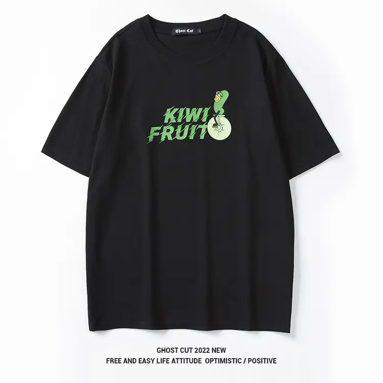 CH鬼裁Ghost Cut虫小绿联名款时尚创意印花女款短袖T恤GQ-002