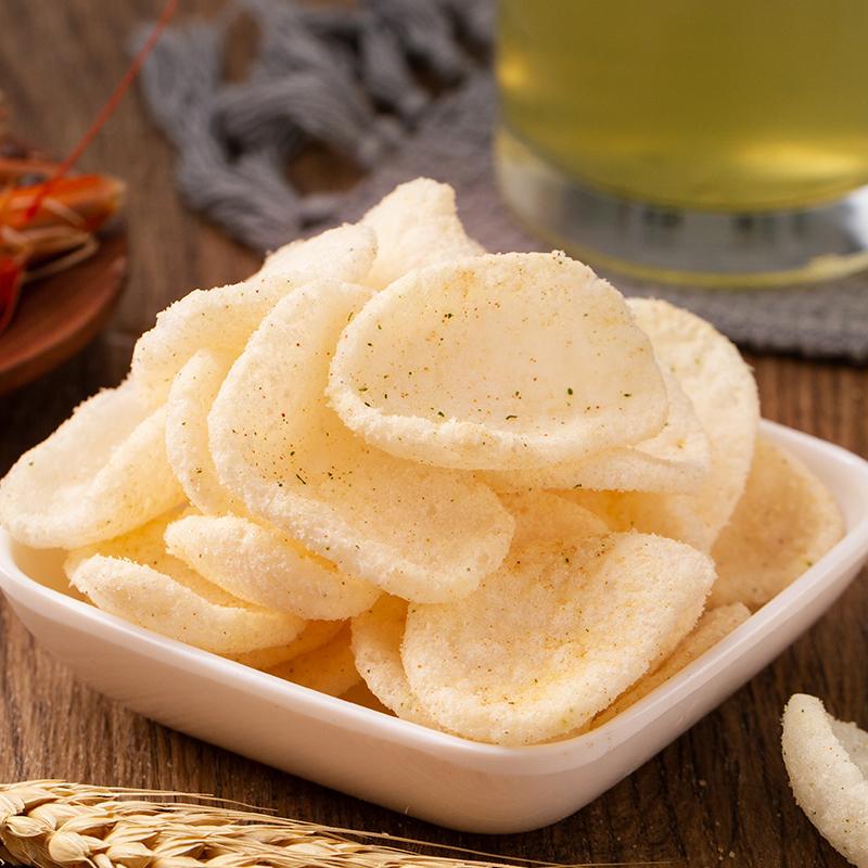 finute趣莱福蒜味虾片240g韩国进口原装超大包装膨化山姆网红零食-3