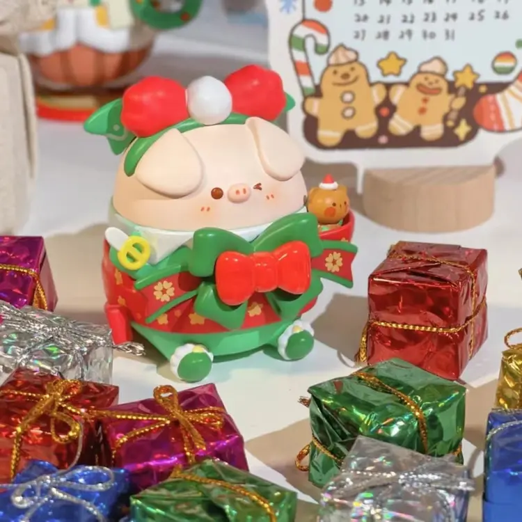 【正版盲盒】Piko屁可猪圣诞系列