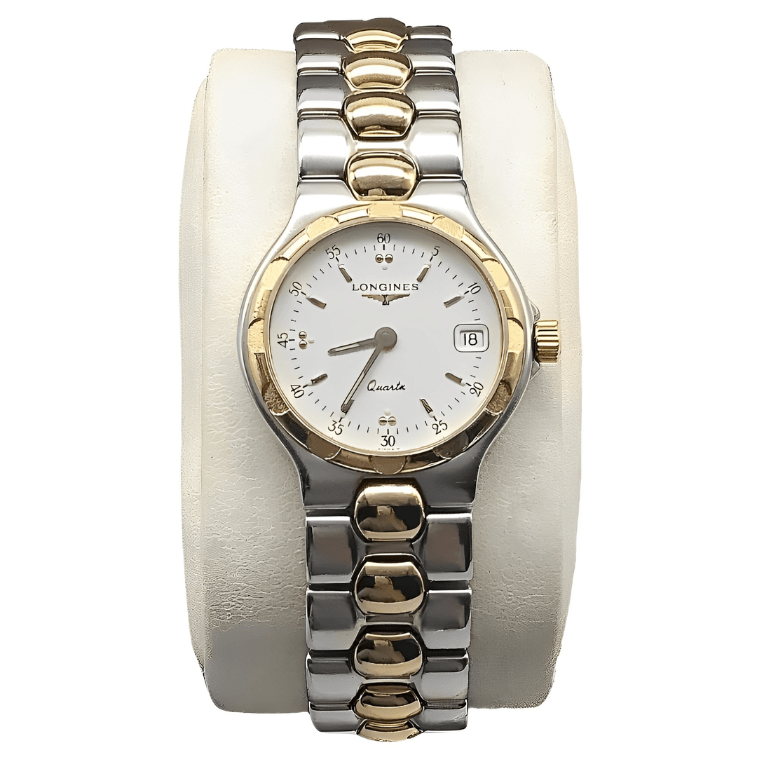 90新 Longines/浪琴 24.5盘浪琴康卡斯石英女士腕表二手奢侈品