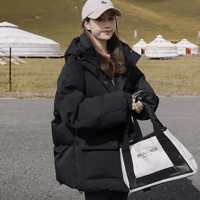 波司断码羽绒服冬季新品白鸭绒户外防寒雾霾蓝学院风女款女士季连