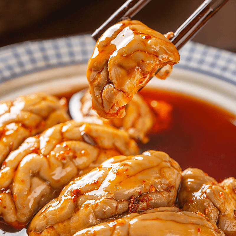 四川香辣猪脑花成都网红熟食真空零食方便麻辣卤味（需加热） 2