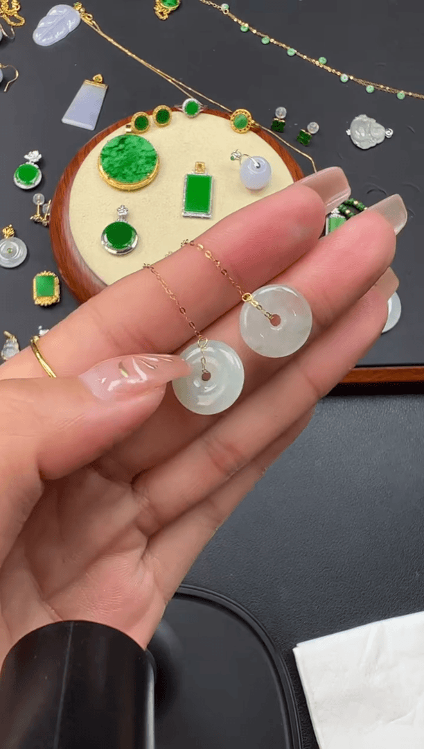 【闪购商品】翡翠/18K金镶嵌1005828/2908/多样性发/发一