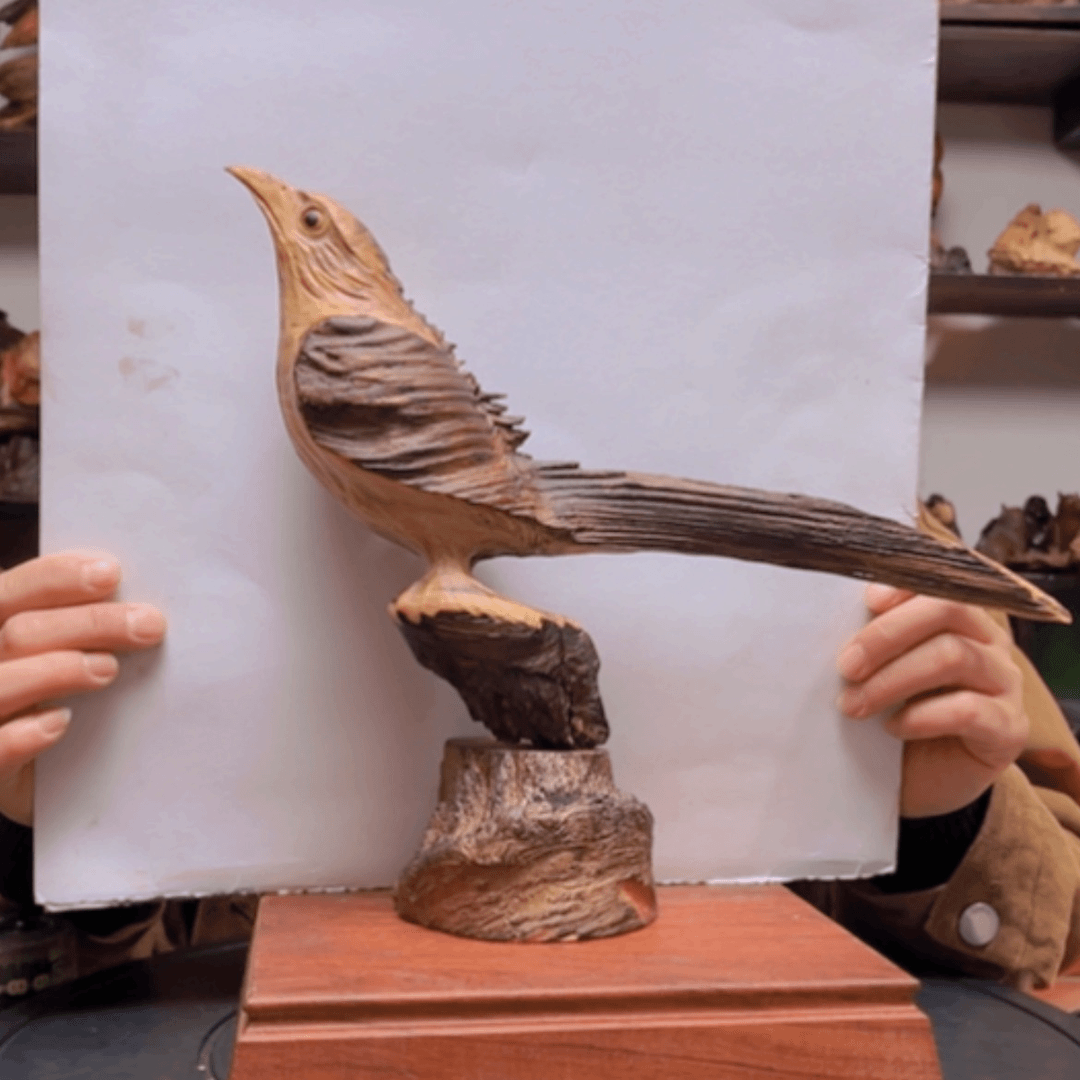 【闪购商品】松香木根雕可*呦