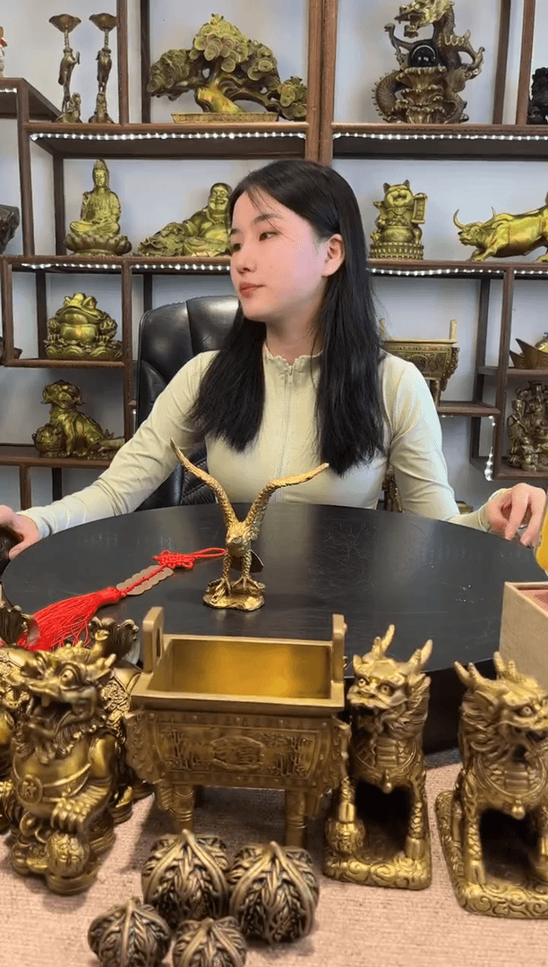 【闪购商品】黄铜13cm老鹰