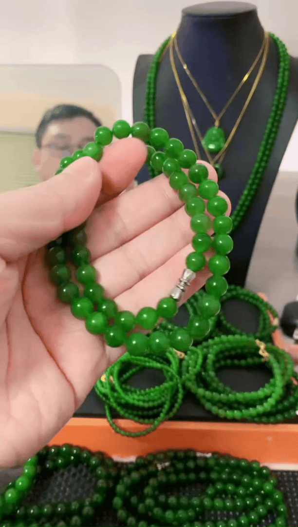 【闪购商品】和田玉（碧玉）手链未镶嵌8