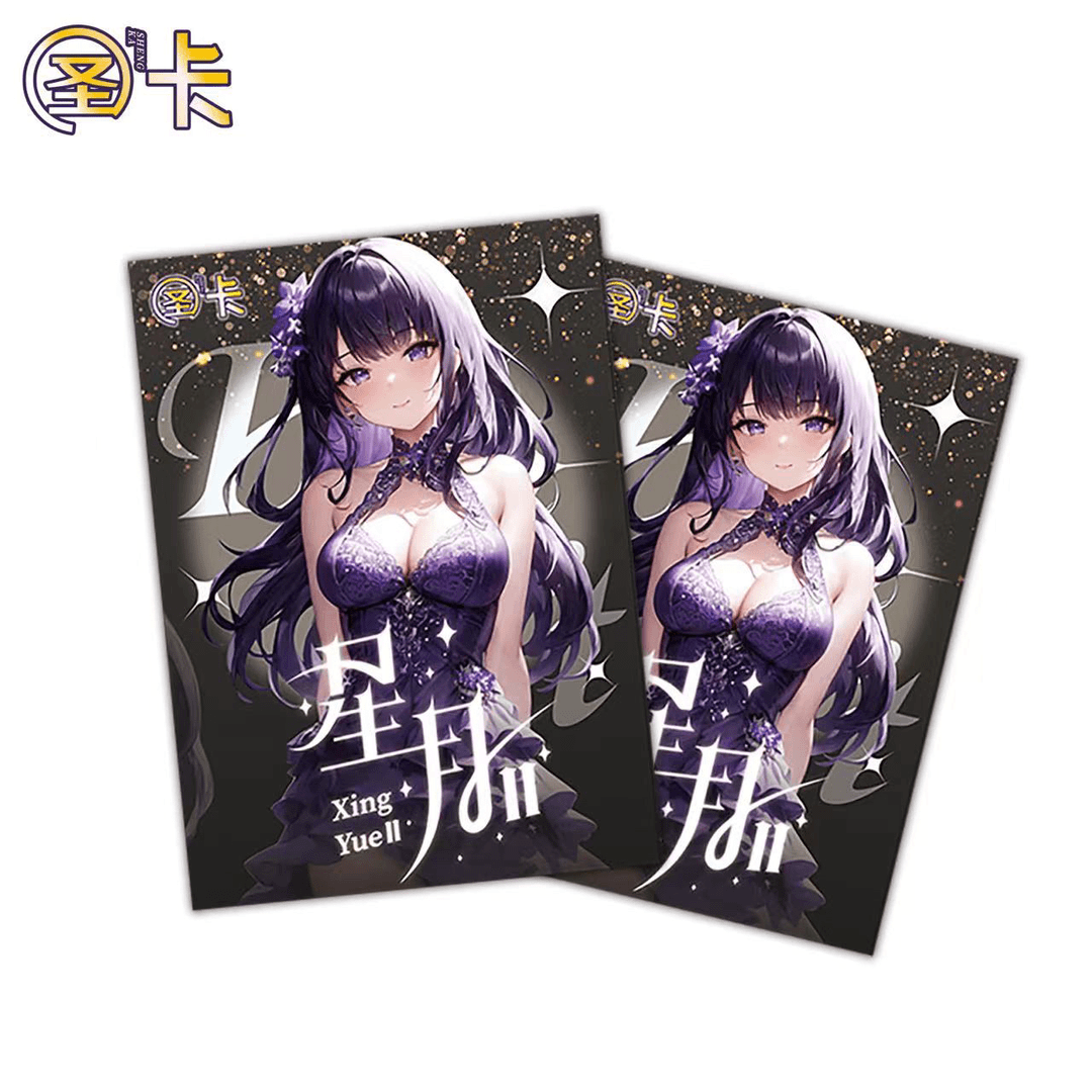 圣卡新作 《 星月》第二弹A4女大卡强势来袭，卡牌默认代拆