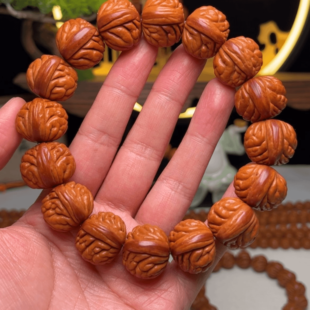 【闪购商品】桃核手串20果冻荔枝