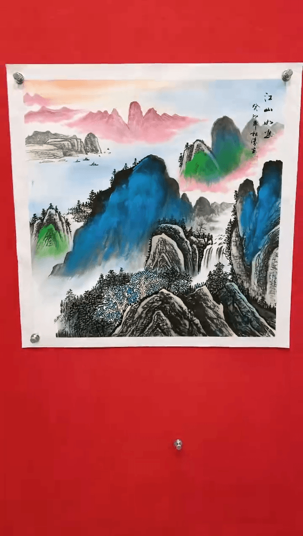 【闪购商品】绘画曾松涛山水