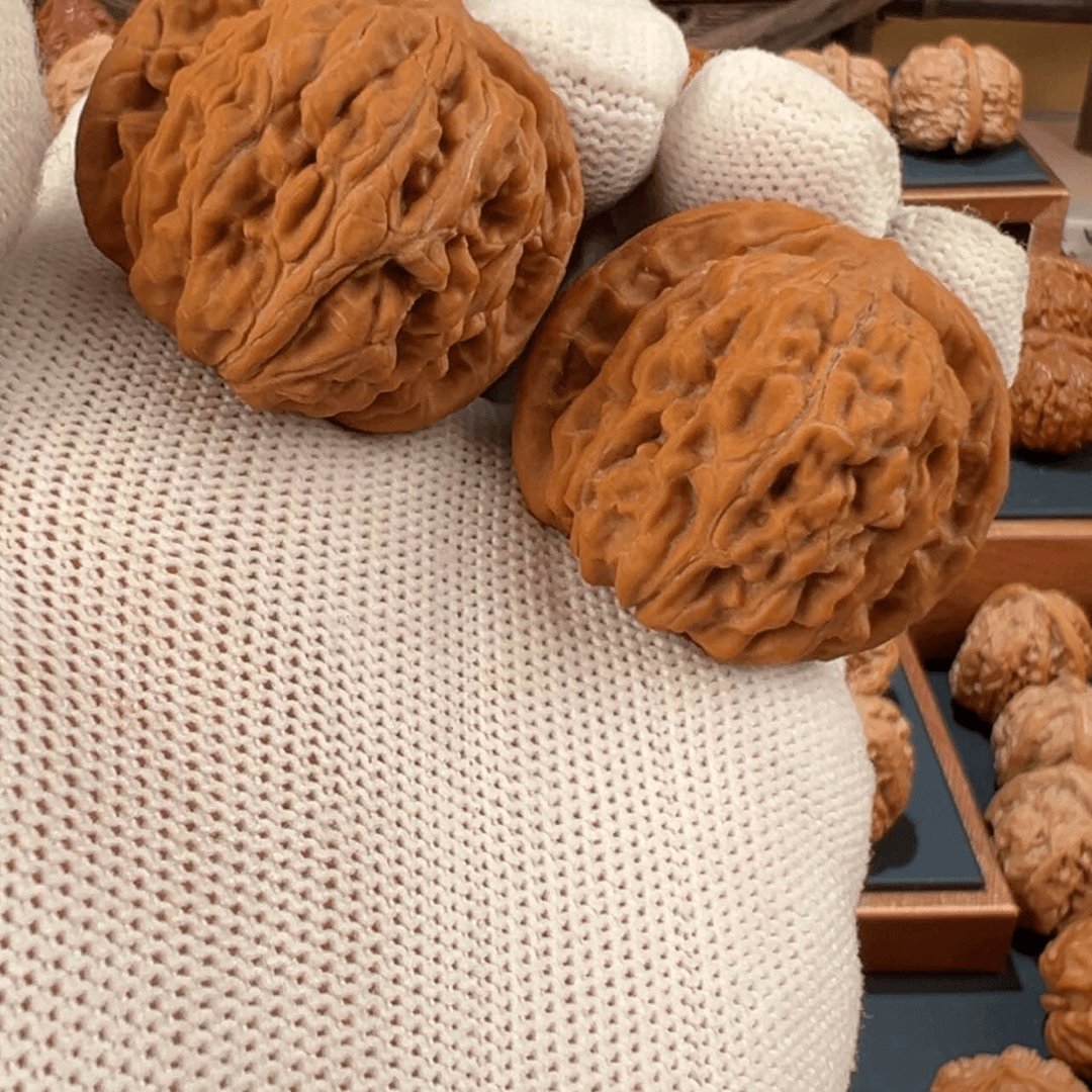 【闪购商品】文玩核桃把件平谷四座楼