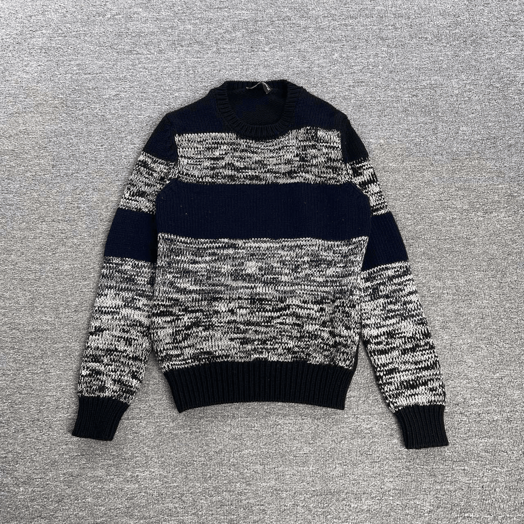 CD DG 拼色针织圆领毛衣/44码/98新/公价9000/09026