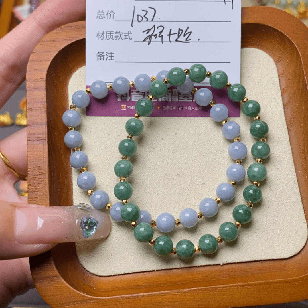 【闪购商品】翡翠手串未镶嵌一****?