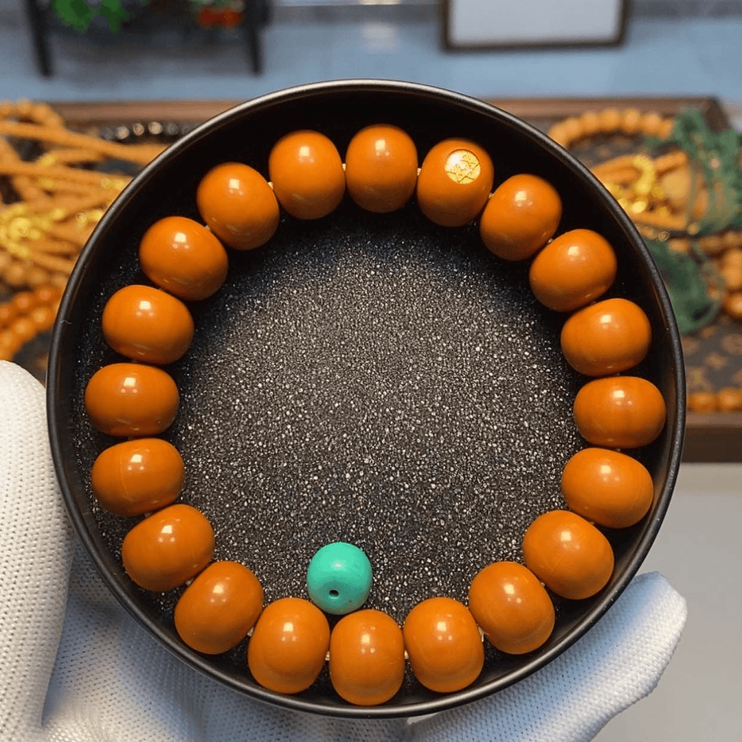 【闪购商品】猴头核桃吊坠金标算盘珠1.3左右109号