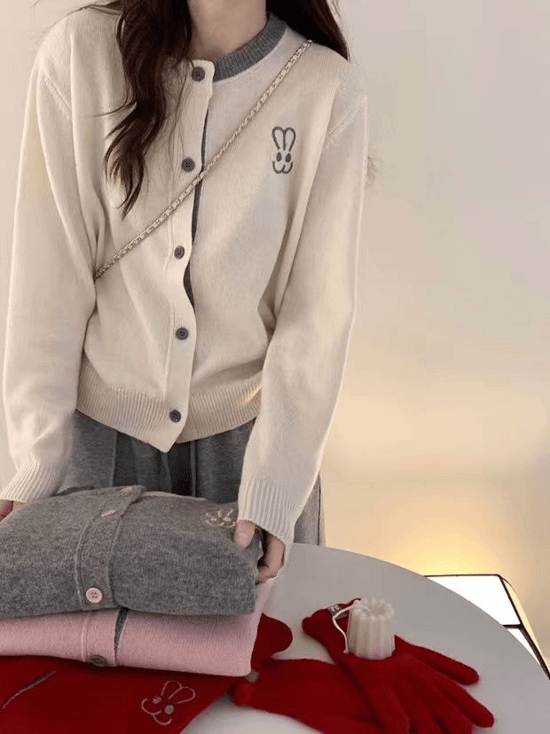 【牛牛】 早秋兔子开衫