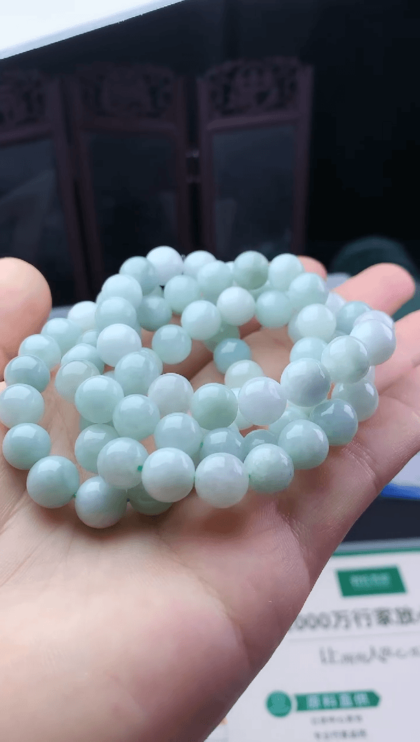 【闪购商品】翡翠手串未镶嵌平卡10福利多样性发1件微瑕