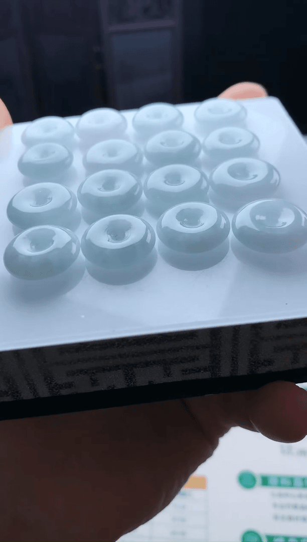 【闪购商品】翡翠手绳未镶嵌平平安扣手绳福利多样性发1件微瑕
