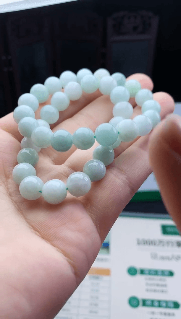 【闪购商品】翡翠手串未镶嵌平卡10福利多样性发1件微瑕