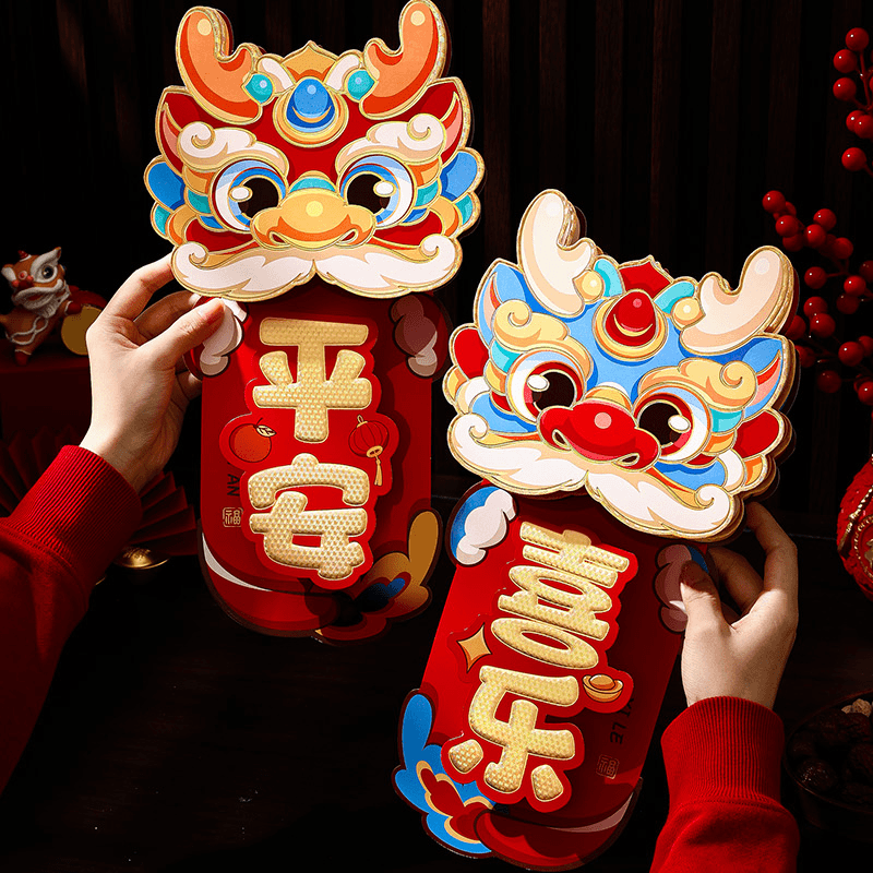 2024春节用品新年装饰福字门贴立体福字贴生肖对贴批发