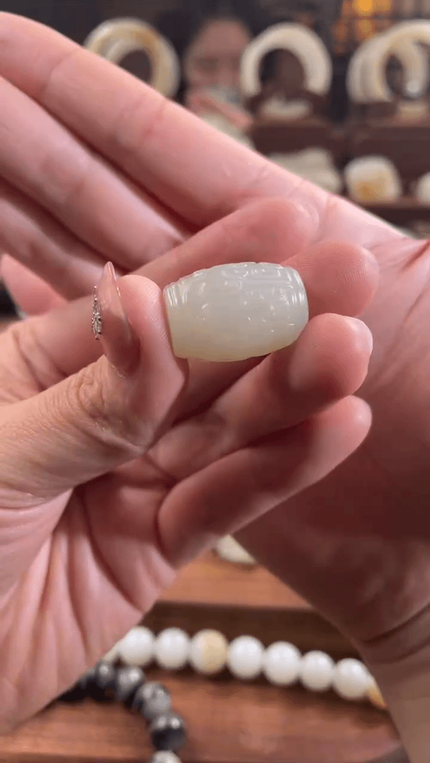 【闪购商品】和田玉手链未镶嵌桶珠