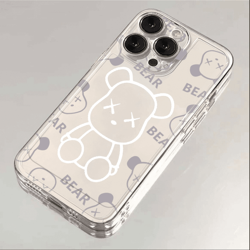 q暴力熊适用iPhone15手机壳苹果14promax华为vivo小米oppo保护软