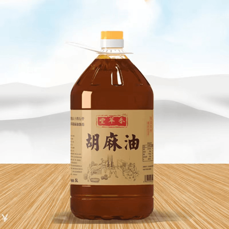 丰萃香纯正内蒙古严选胡麻油500ml-5L食用多种低温避光压榨