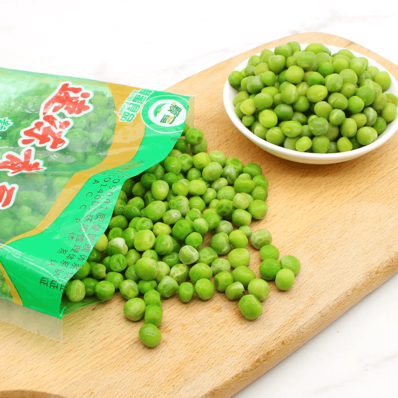 速冻新鲜青豆粒冷冻蔬菜沙拉速食冻生小豌豆甜炒饭杂菜配料笋1g