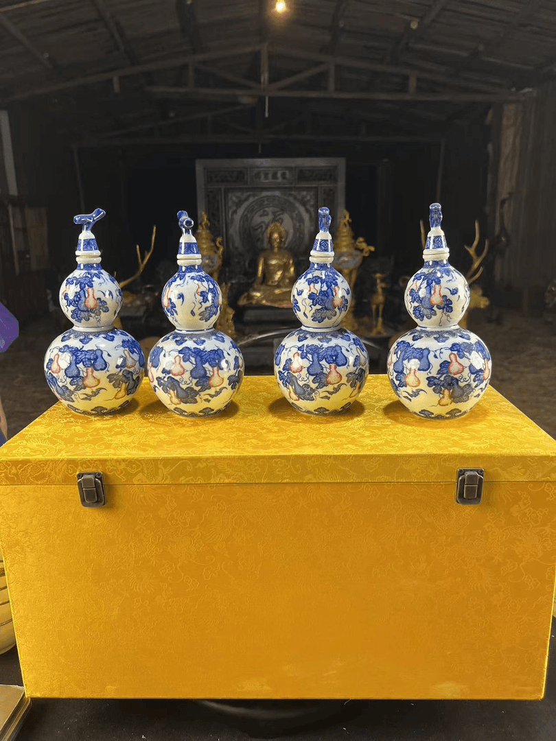 A75/陶瓷备用青花葫芦家用中式放心拍【不带盒】/批量不固定一件