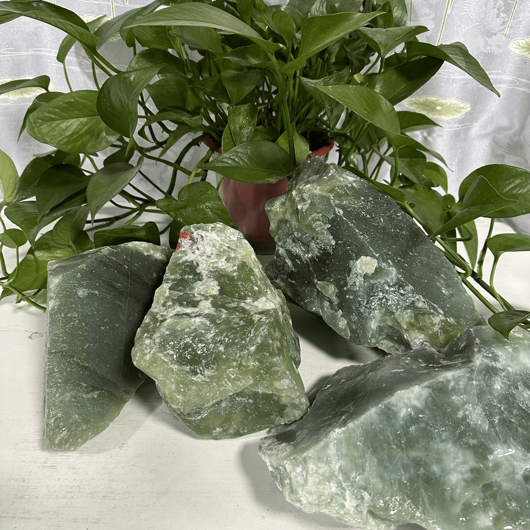 【松子宠粉】蛇纹石玉定制未镶嵌多样性发一摆件玉石SZ