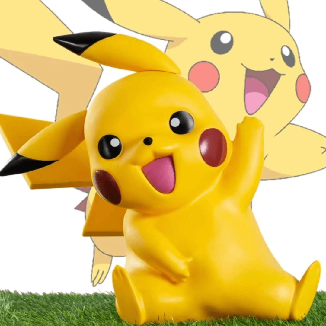 樱木手办 1：1可爱大号皮卡丘 带彩盒 磁吸耳朵  手办模玩