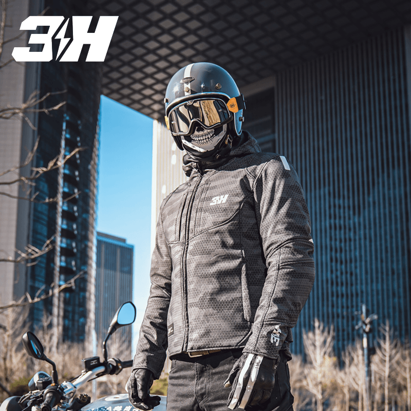 3H啸风四季骑行服赛车服摩托车机车服带内胆护具保暖防风防水耐磨