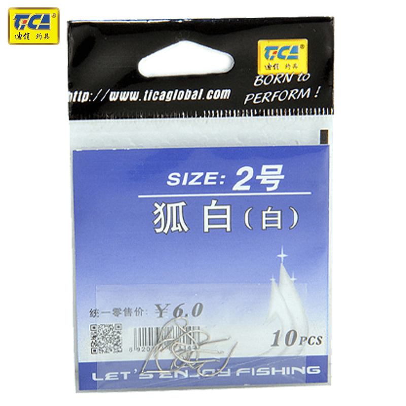 迪佳鱼钩组 有倒刺组狐白、无倒刺海腊苏雷 钓钩 渔具