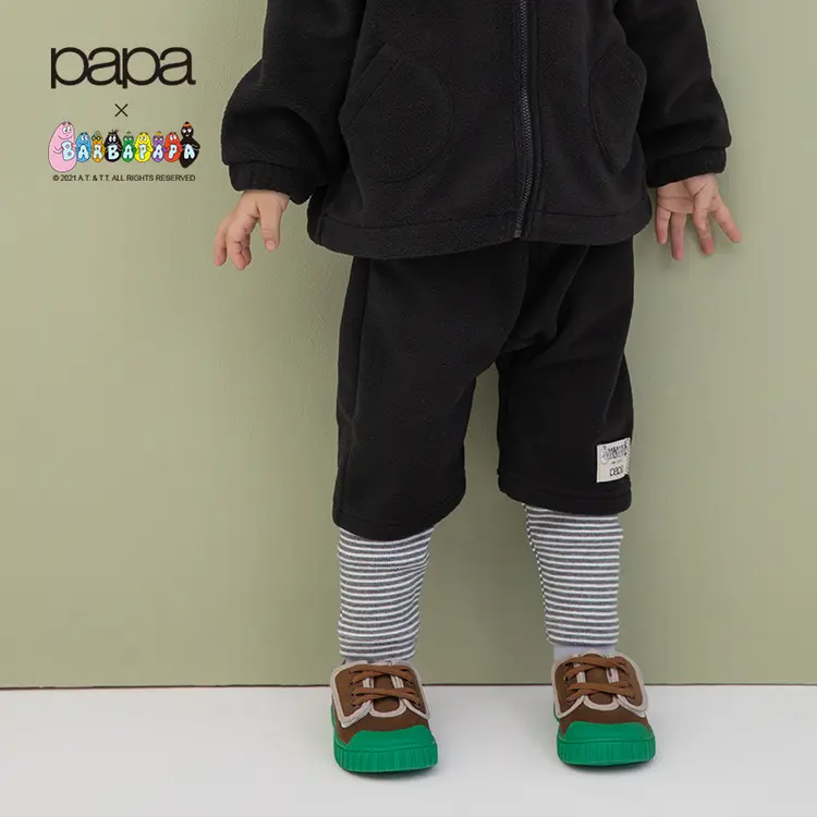 papa x 巴巴爸爸联名宝宝摇粒绒大屁屁裤